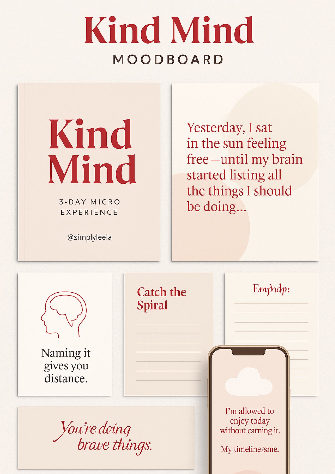 Inner Critic Kind Mind Budle with all the tools image