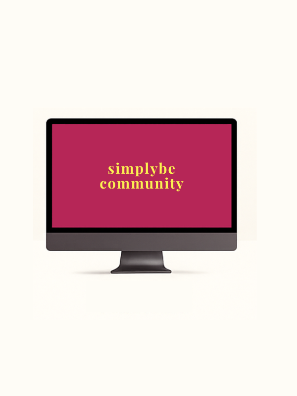 SimplyLeeLa community invite for supportive inner critic healing